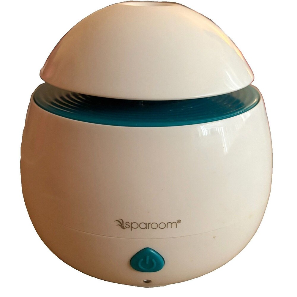 Sparoom Essential Oil Diffuser Barely Used White And Green Color Medium Size